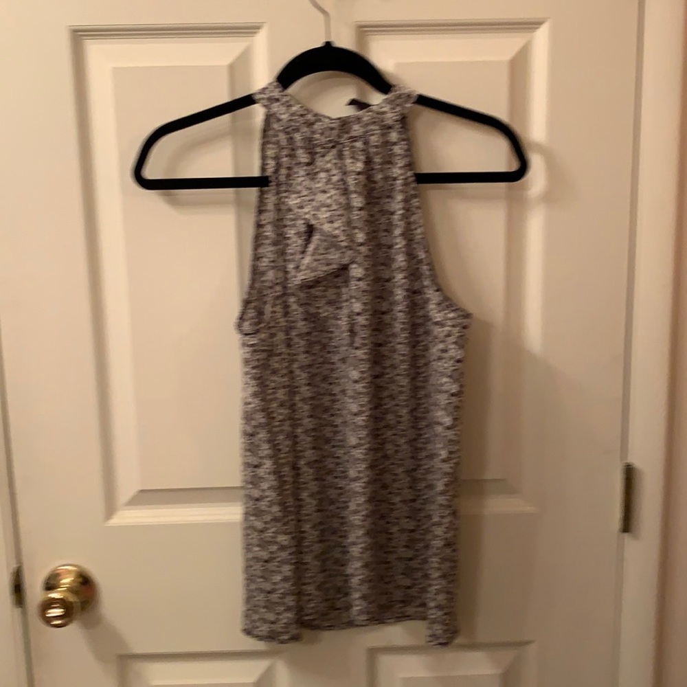 NWT XS Gray & Black Top
